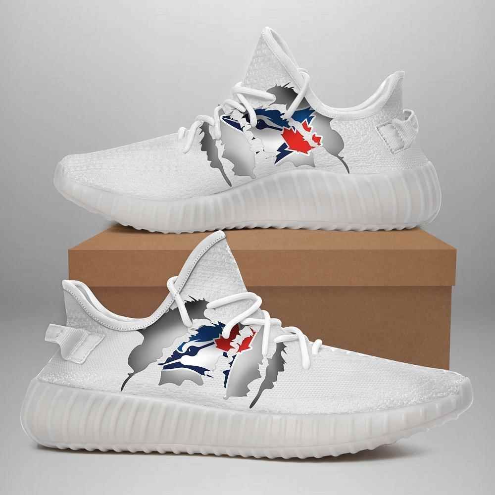 Toronto Blue Jays Casual 3D Yeezy Shoes