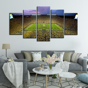 Michigan Wolverines Football Stadium Canvas 3