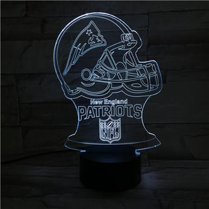 New England Patriots 3D Illusion LED Lamp 1