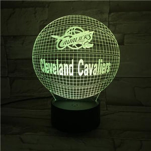 Cleveland Cavaliers 3D Illusion LED Lamp