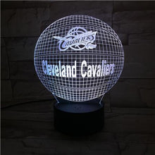 Load image into Gallery viewer, Cleveland Cavaliers 3D Illusion LED Lamp