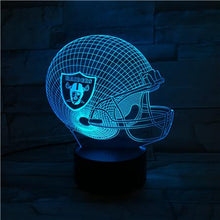 Load image into Gallery viewer, Las Vegas Raiders 3D Illusion LED Lamp