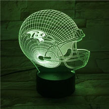 Load image into Gallery viewer, Baltimore Ravens 3D Illusion LED Lamp