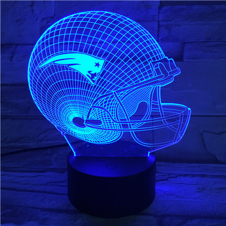 New England Patriots 3D Illusion LED Lamp