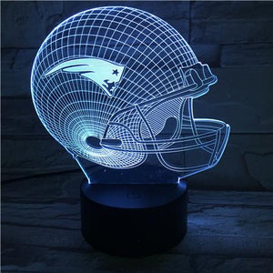 New England Patriots 3D Illusion LED Lamp