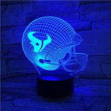 Load image into Gallery viewer, Houston Texans 3D Illusion LED Lamp