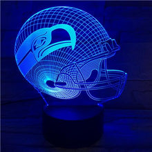 Load image into Gallery viewer, Seattle Seahawks 3D Illusion LED Lamp