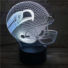 Load image into Gallery viewer, Seattle Seahawks 3D Illusion LED Lamp