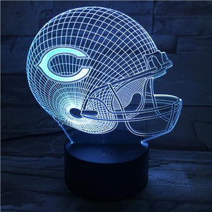 Chicago Bears 3D Illusion LED Lamp