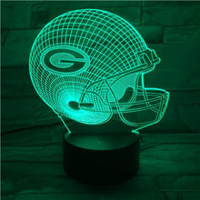 Load image into Gallery viewer, Green Bay Packers 3D Illusion LED Lamp