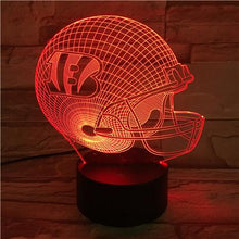 Load image into Gallery viewer, Cincinnati Bengals 3D Illusion LED Lamp