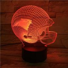 Load image into Gallery viewer, Carolina Panthers 3D Illusion LED Lamp