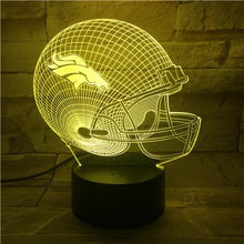 Load image into Gallery viewer, Denver Broncos 3D Illusion LED Lamp