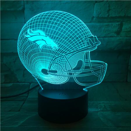 Denver Broncos 3D Illusion LED Lamp