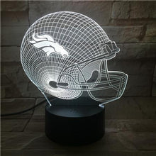 Load image into Gallery viewer, Denver Broncos 3D Illusion LED Lamp