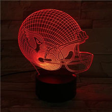 Load image into Gallery viewer, Arizona Cardinals 3D Illusion LED Lamp