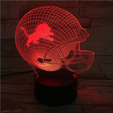 Load image into Gallery viewer, Detroit Lions 3D Illusion LED Lamp