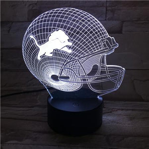 Detroit Lions 3D Illusion LED Lamp