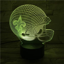 Load image into Gallery viewer, New Orleans Saints 3D Illusion LED Lamp