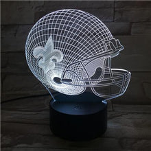 Load image into Gallery viewer, New Orleans Saints 3D Illusion LED Lamp