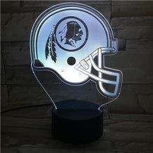 Load image into Gallery viewer, Washington Football Team 3D Illusion LED Lamp 2