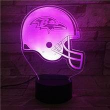 Load image into Gallery viewer, Baltimore Ravens 3D Illusion LED Lamp 2
