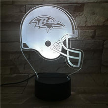 Load image into Gallery viewer, Baltimore Ravens 3D Illusion LED Lamp 2