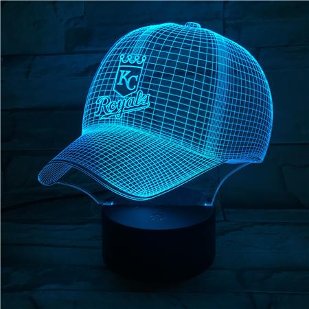 Kansas City Royals 2 3D Illusion LED Lamp