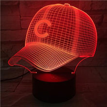 Load image into Gallery viewer, Chicago Cubs 3D Illusion LED Lamp