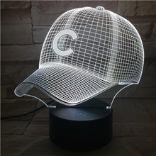 Load image into Gallery viewer, Chicago Cubs 3D Illusion LED Lamp