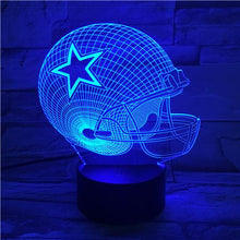 Load image into Gallery viewer, Dallas Cowboys 3D Illusion LED Lamp