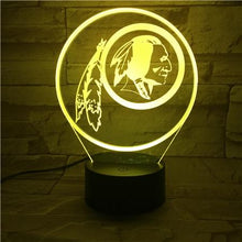 Load image into Gallery viewer, Washington Football Team 3D LED Lamp