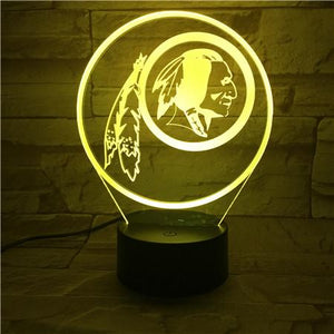 Washington Football Team 3D LED Lamp