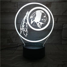 Load image into Gallery viewer, Washington Football Team 3D LED Lamp