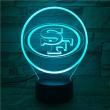 Load image into Gallery viewer, San Francisco 49ers 3D LED Lamp