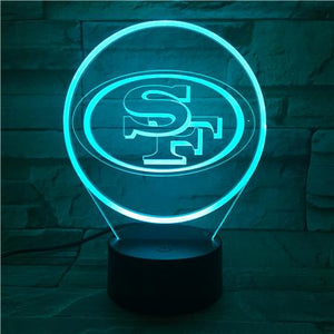 San Francisco 49ers 3D LED Lamp