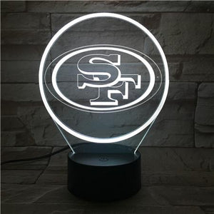 San Francisco 49ers 3D LED Lamp