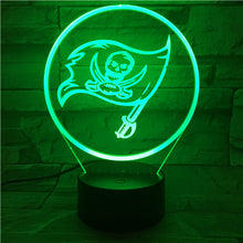 Load image into Gallery viewer, Tampa Bay Buccaneers 3D LED Lamp