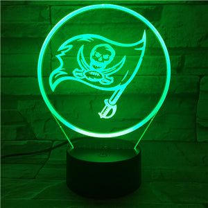 Tampa Bay Buccaneers 3D LED Lamp