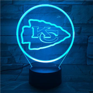 Kansas City Chiefs 3D LED Lamp