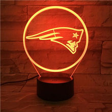 Load image into Gallery viewer, New England Patriots 3D LED Lamp