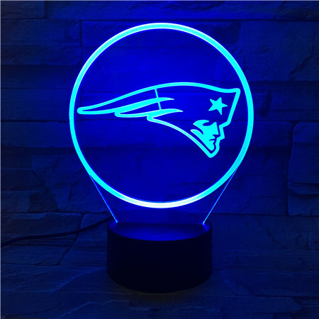 New England Patriots 3D LED Lamp