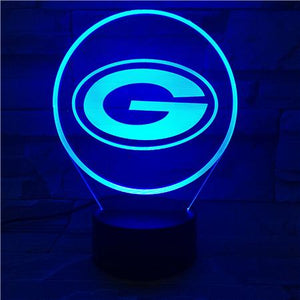 Green Bay Packers 3D LED Lamp