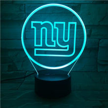 Load image into Gallery viewer, New York Giants 3D LED Lamp