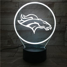 Load image into Gallery viewer, Denver Broncos 3D LED Lamp