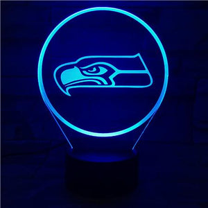 Seattle Seahawks 3D Illusion LED Lamp 3