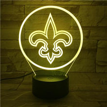 Load image into Gallery viewer, New Orleans Saints 3D LED Lamp