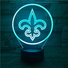 Load image into Gallery viewer, New Orleans Saints 3D LED Lamp
