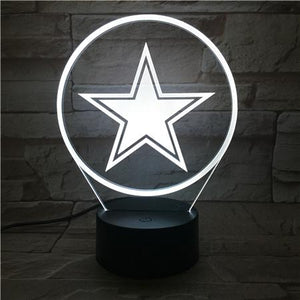 Dallas Cowboys 3D LED Lamp