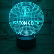 Load image into Gallery viewer, Boston Celtics 3D Illusion LED Lamp